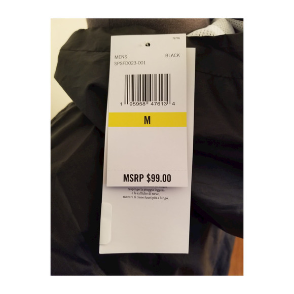 Spyder Optic Windbreaker Breathable Water resistance Men's‎ Jacket Size Medium - Picture 9 of 10